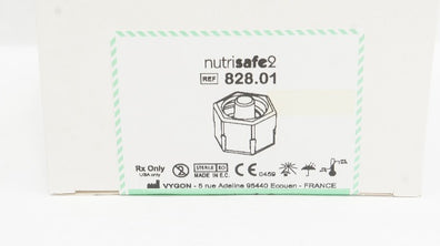 Vygon 828.01 Value Life Nutrisafe Syringe Caps, Purple - Pack of 100
